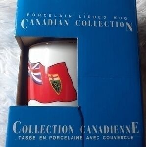 Canadian Collection Porcelain Lidded Mug